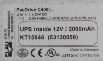 Elau Pacdrive C400/10/1/1/1/00 Servo Drive