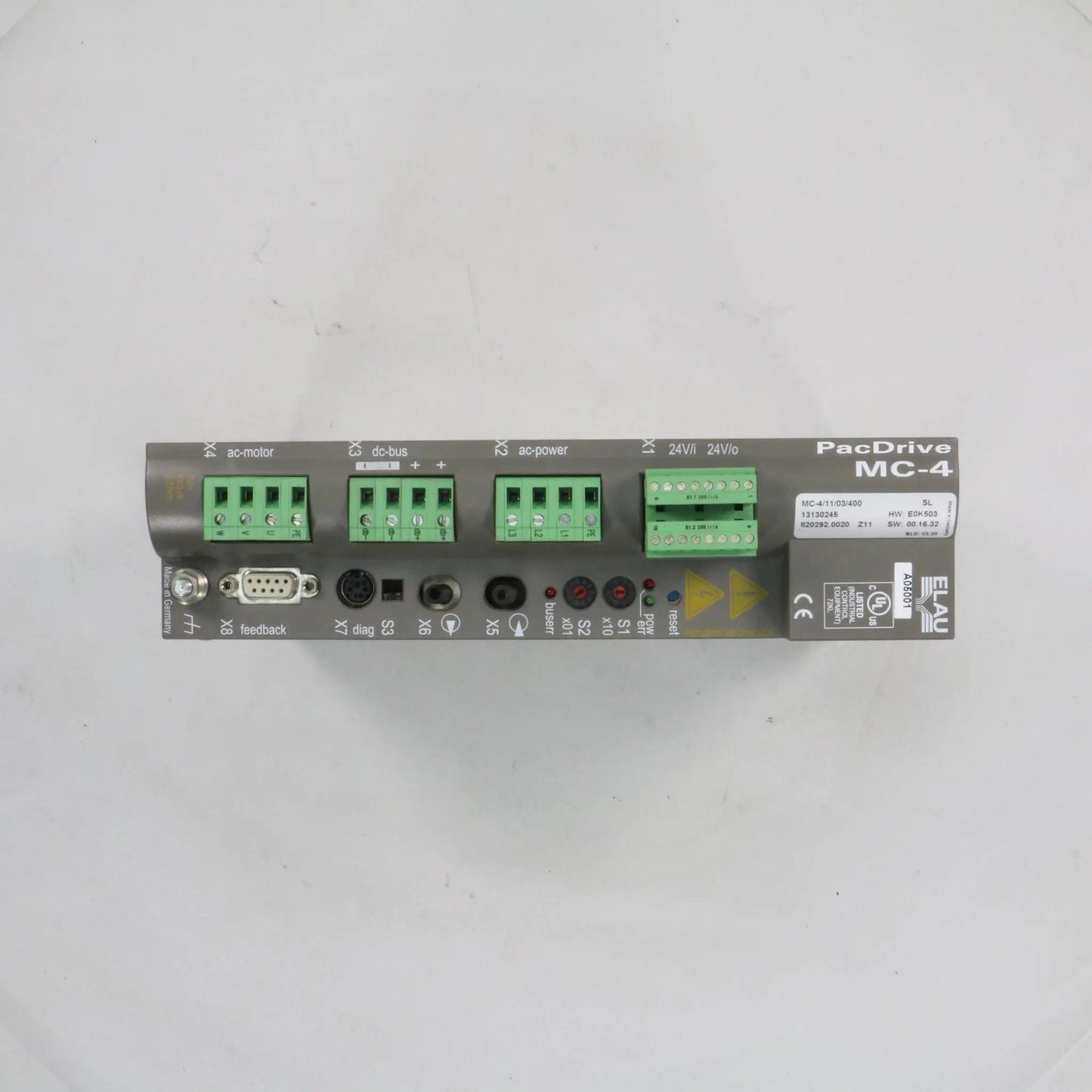 Elau Pacdrive MC-4/11/03/400 Servo Drive - E0K503