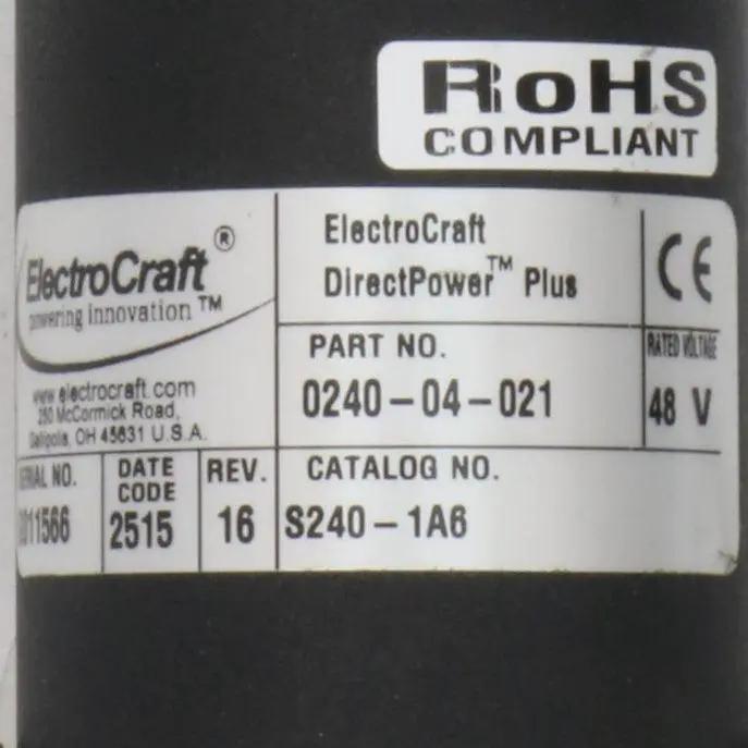 Electrocraft Direct Power Plus S240 1A6 Motor & Gearhead