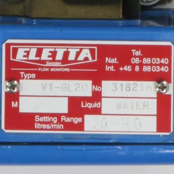 Eletta V1-GL20 Liquid Flow Monitor