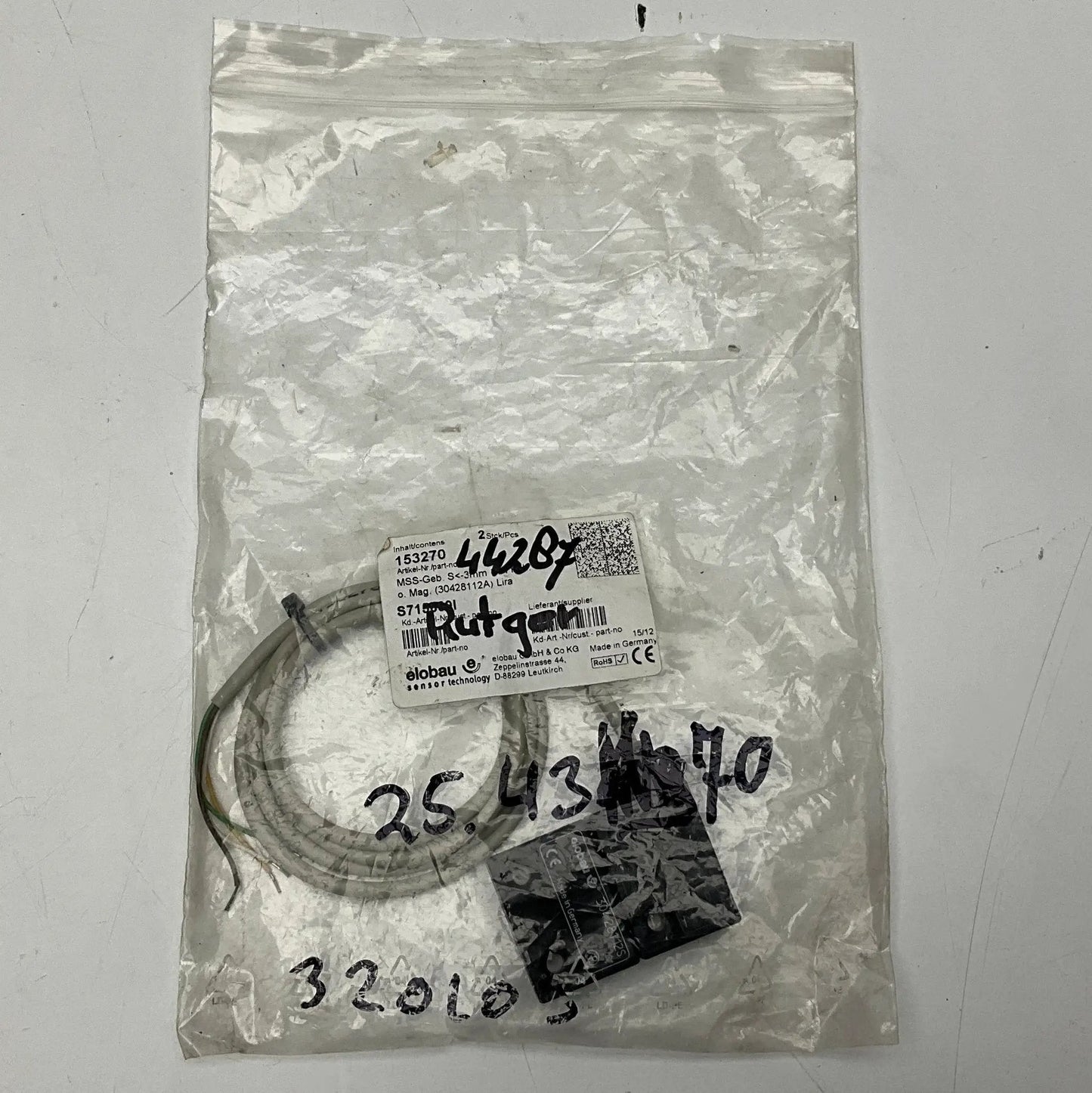 Elobau 153270 Safety Sensor & 30428112S Magnetic Coded Actuator