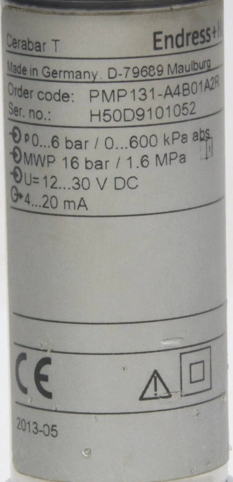 Endress & Hauser Pressure Transmitter PMP131-A4BO1A2R