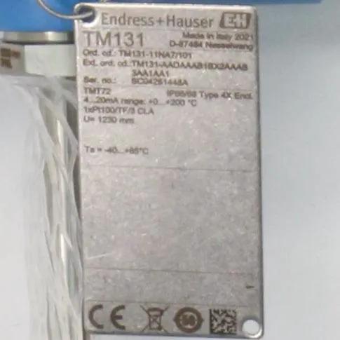 Endress + Hauser TM131 11NA7 101 Industrial Modular Thermometer