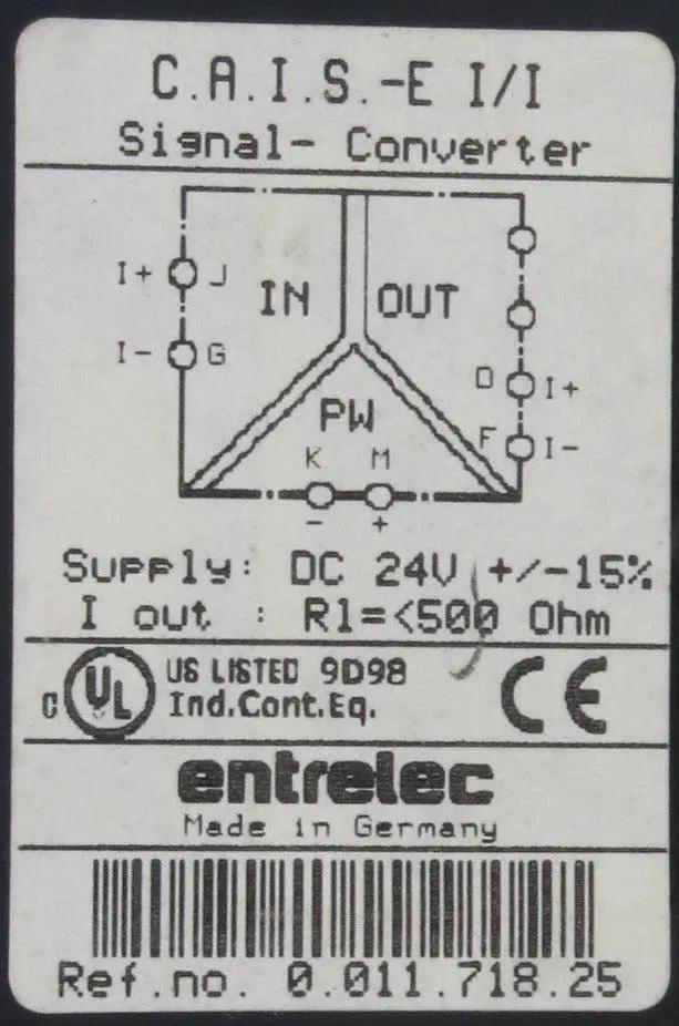 Entrelec C.A.I.S.-EI/I Signal Converter