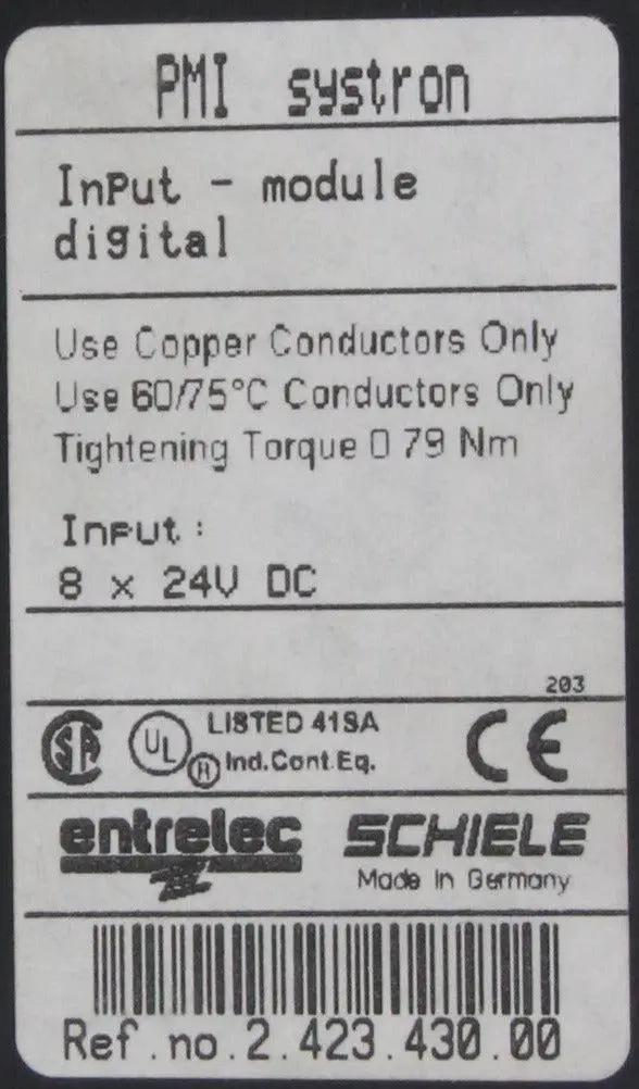 Entrelec Schiele Systron Digital Input Module PMI