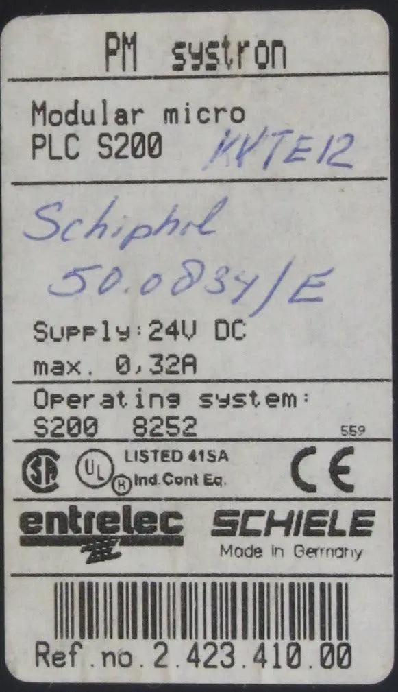 Entrelec Schiele Systron PLC S200 PM