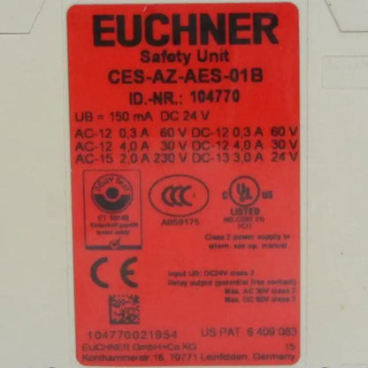 Euchner CES-AZ-AES-01B Safety Unit