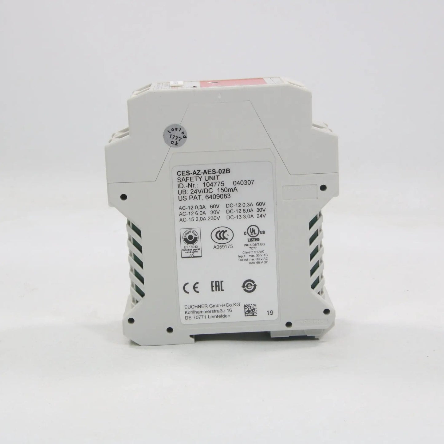 Euchner CES-AZ-AES-02B Safety Unit