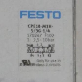 Festo CPE18-M1H-5/3G-1/4 Pneumatic Valve