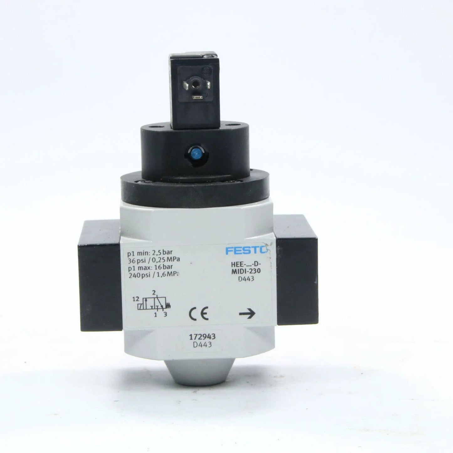 Festo HEE-D-MIDI-230 Shut off valve 172943