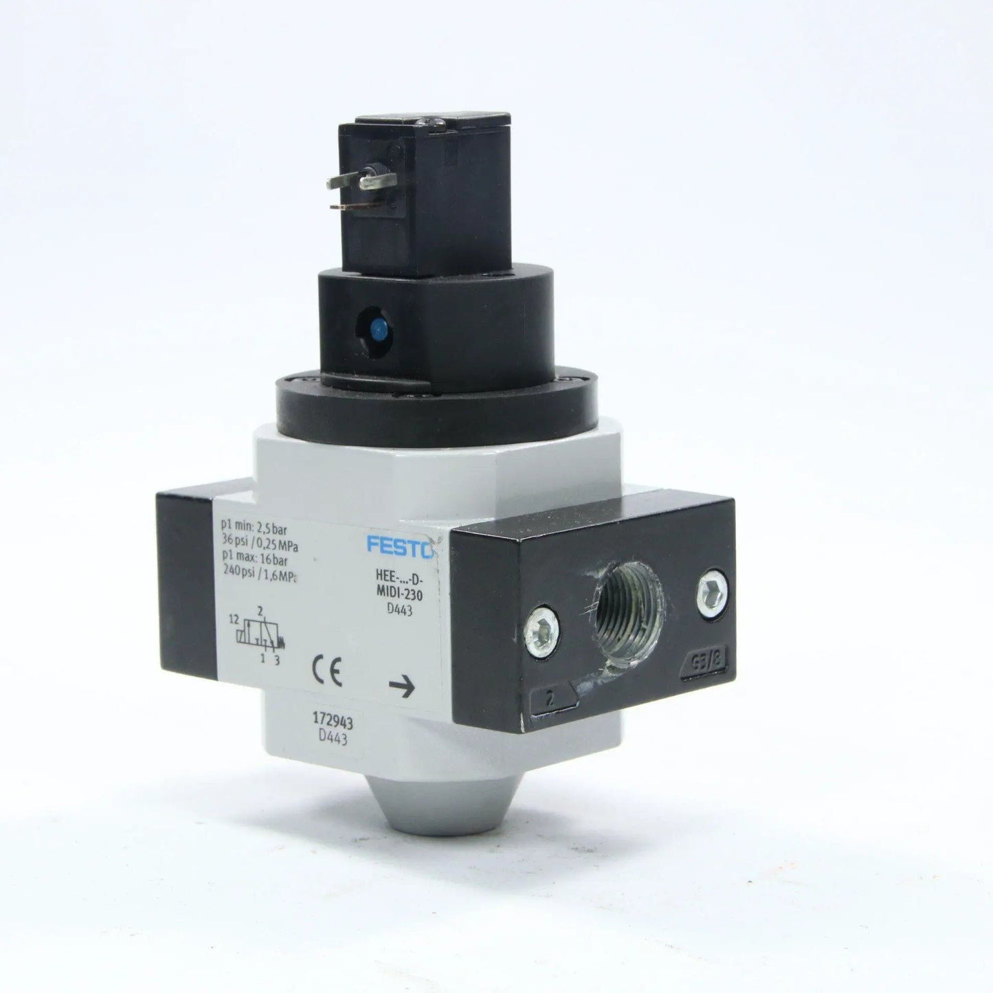 Festo HEE-D-MIDI-230 Shut off valve 172943