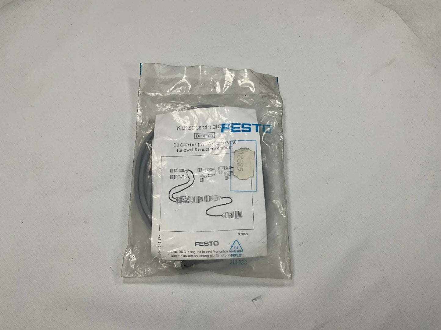 Festo KM12-DUO-M8-GDGD DUO Cable 18685