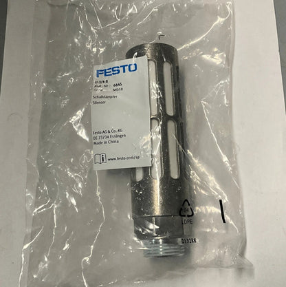 Festo U-3/4-B Pneumatic Silencer 6845