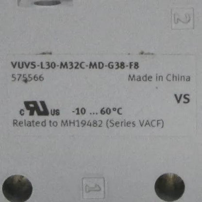 Festo VUVS L30 M32C MD G38 F8 Solenoid Valve