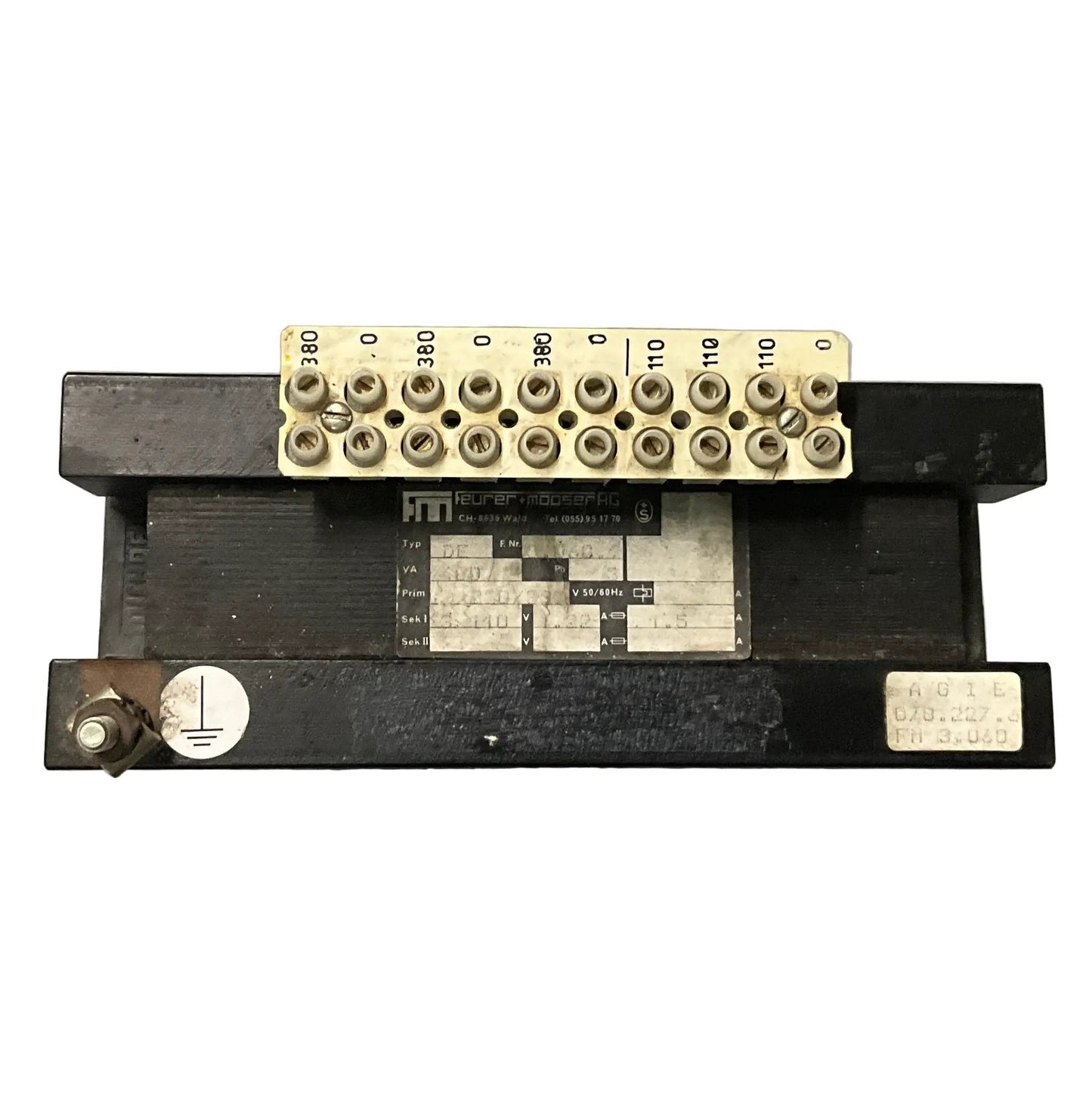 Feurer + Mooser DE 3.060.9 Line Reactor Transformer