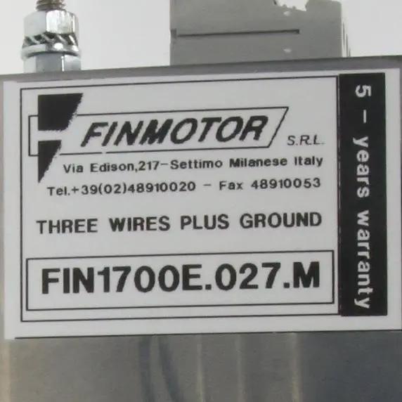 Finmotor FIN1700 E 027 M Three Phase Filter