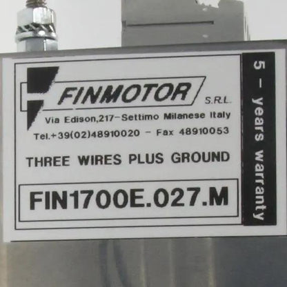 Finmotor FIN1700 E 027 M Three Phase Filter