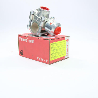 Flamco T-Plus 90326 1"x3/4x1" steel pipe