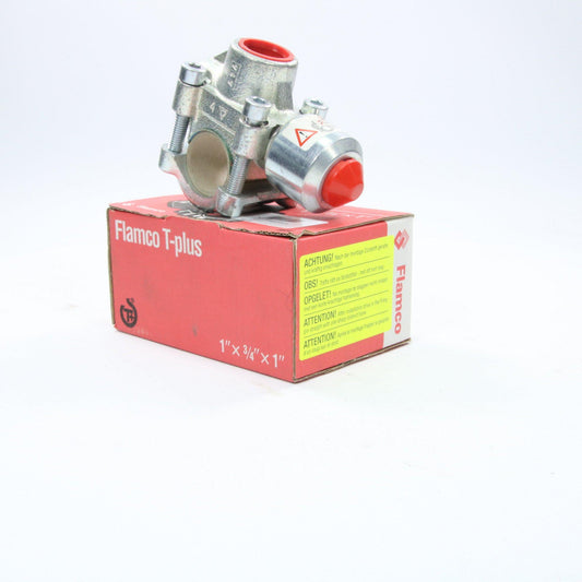 Flamco T-Plus 90326 1"x3/4x1" steel pipe