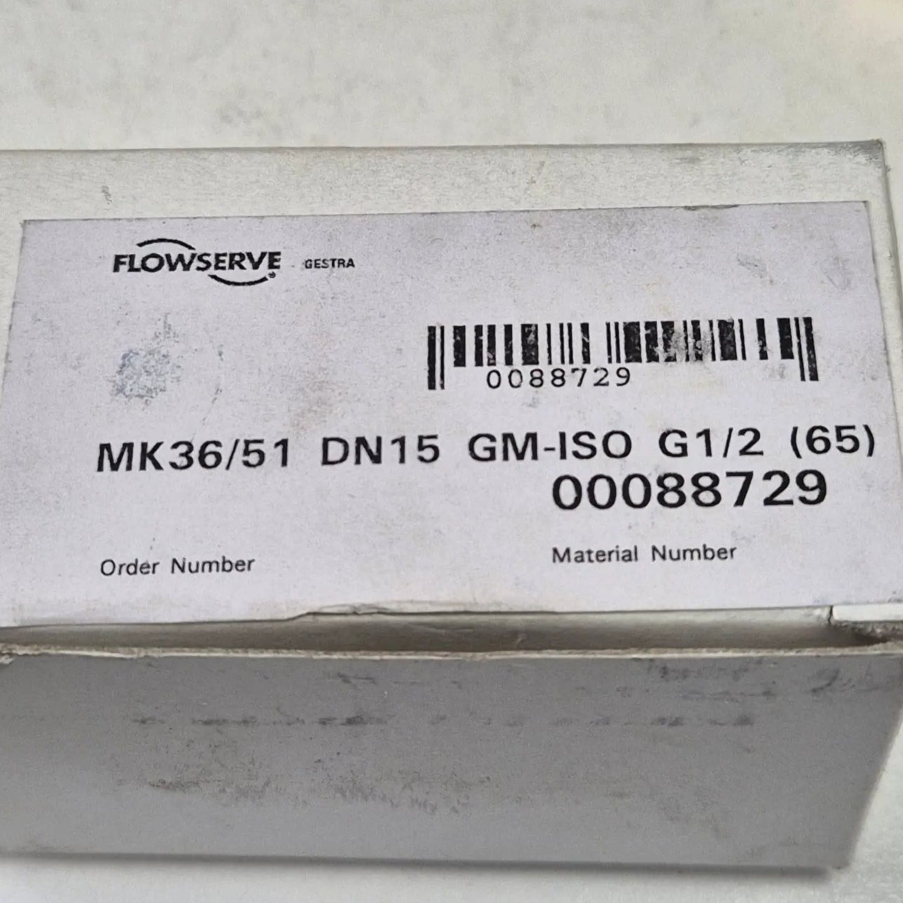 Flowserve / Gestra MK 36-51 Thermostatic Steam Trap