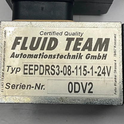 Fluid Team EEPDRS3-08-115-1-24V Proportional Pressure Regulator Valve