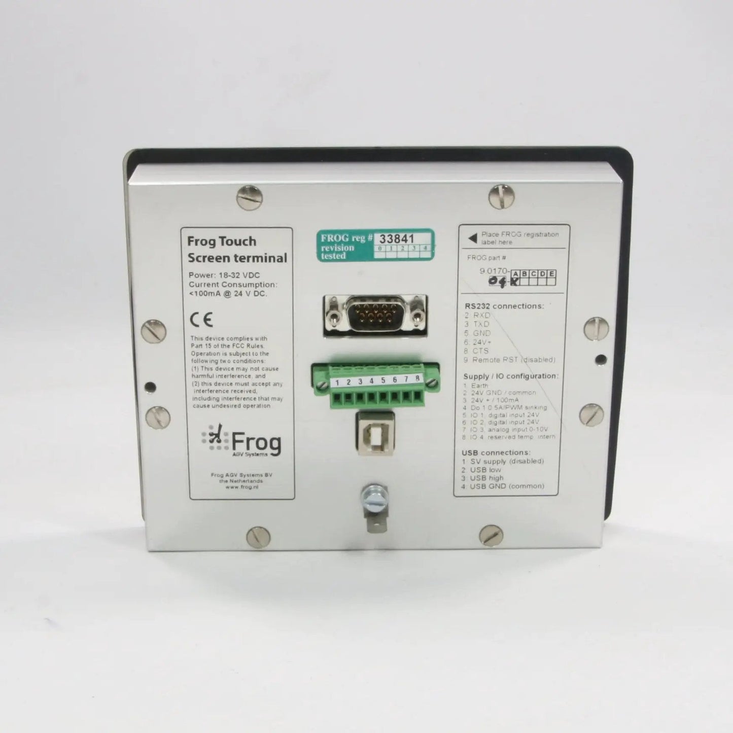 Frog AGV Systems 9 0170 04A Touch Screen Terminal