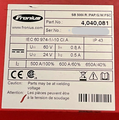 Fronius SB 500i PAP Split box