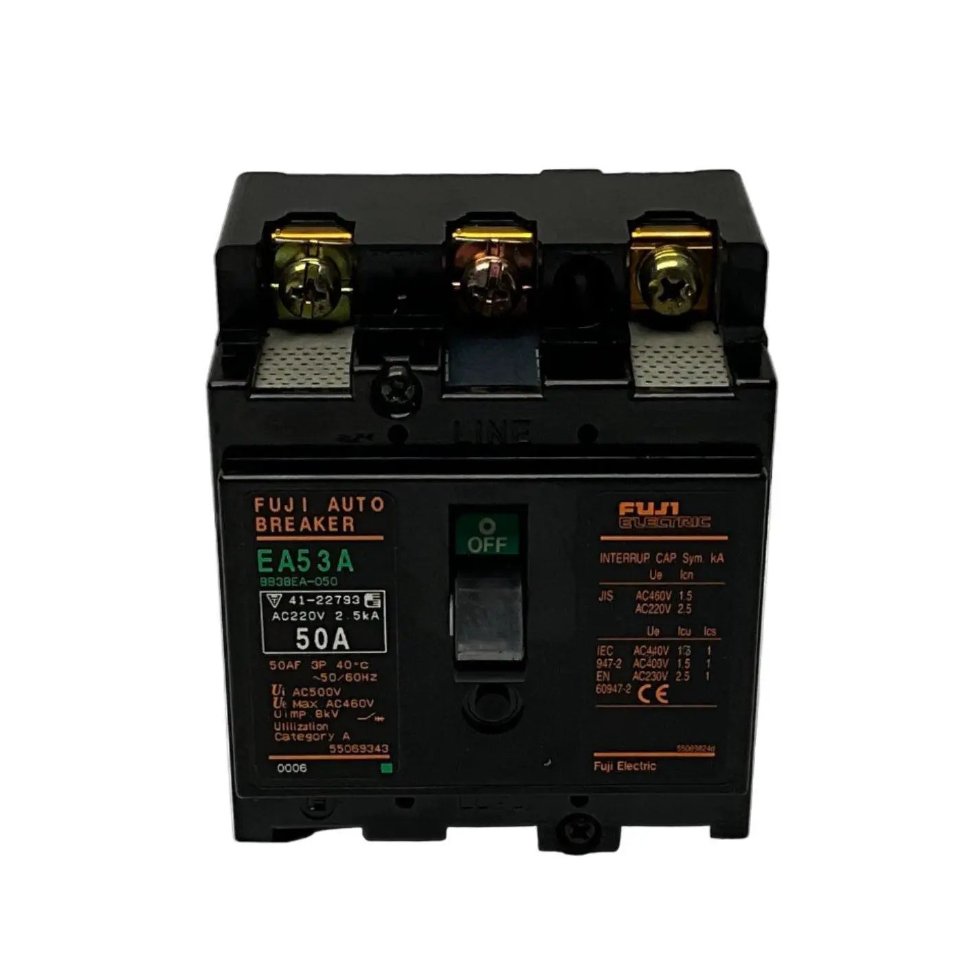 Fuji Electric EA53A Moulded Case Circuit Breaker - 50A