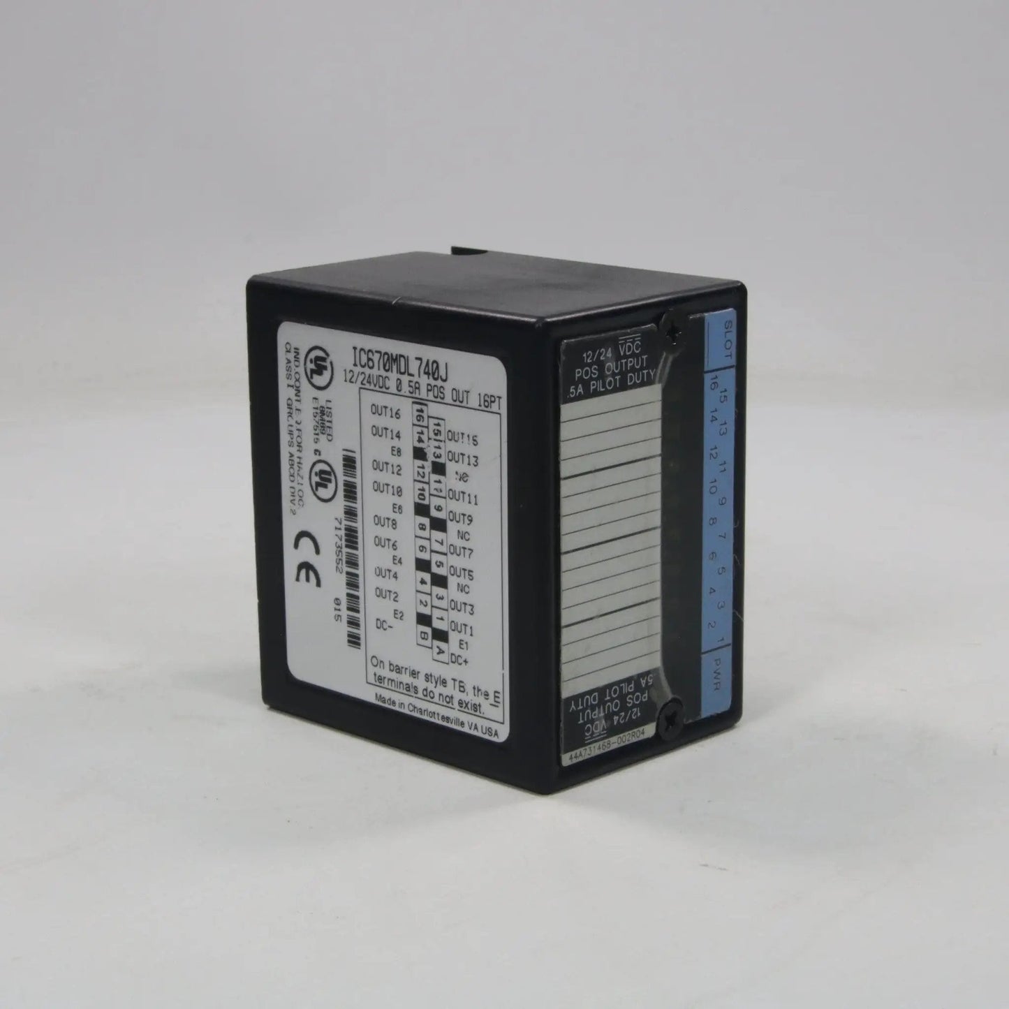 GE Fanuc IC670MDL740J Output Module
