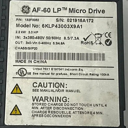 GE General Electric AF-60 LP Variable Frequency Drive