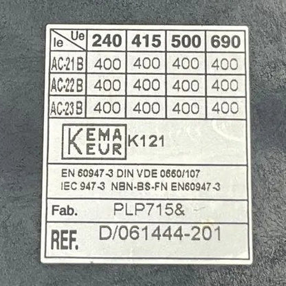 GE General Electric Dilos 4 Loadbreak Switch Disconnector