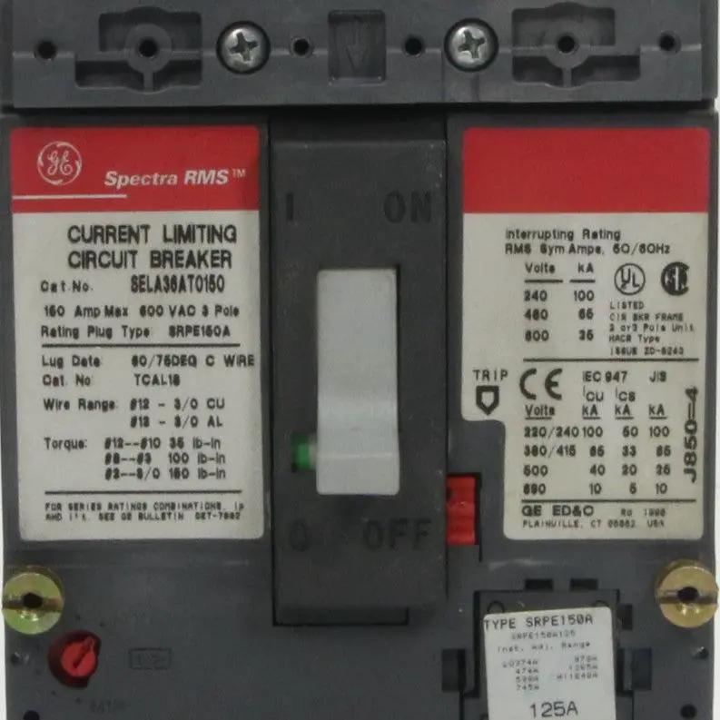 GE General Electric Spectra RMS SELA36AT0150 Circuit Breaker