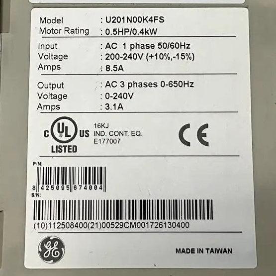 GE General Electric VAT200 Compact Variable Frequency Drive - 0.4 kW