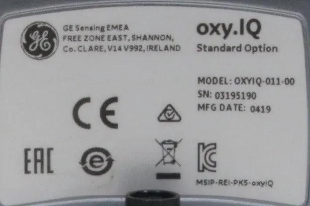 GE Sensing OxyIQ-011-00 Oxygen Transmitter