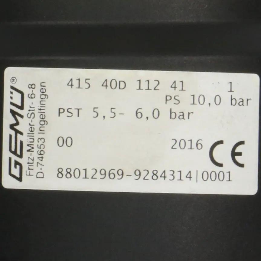 Gemu 415 40D 112 41 Butterfly Valve