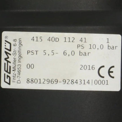 Gemu 415 40D 112 41 Butterfly Valve
