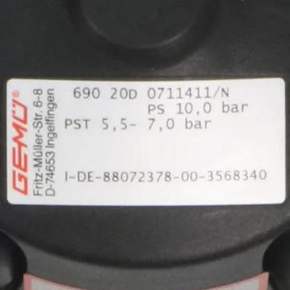 Gemu Diaphragm Valve  690 20D 0711411 N