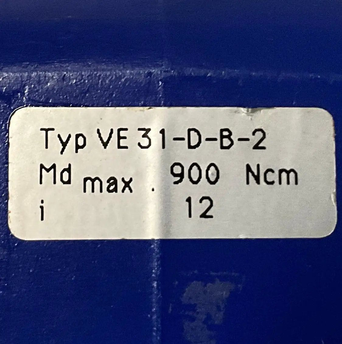 Groschopp VE31-D-B-2 Worm Gear Reducer