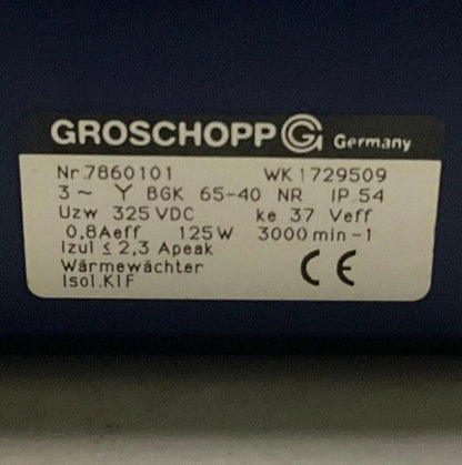 Groschopp WK 1729509 Gear Motor