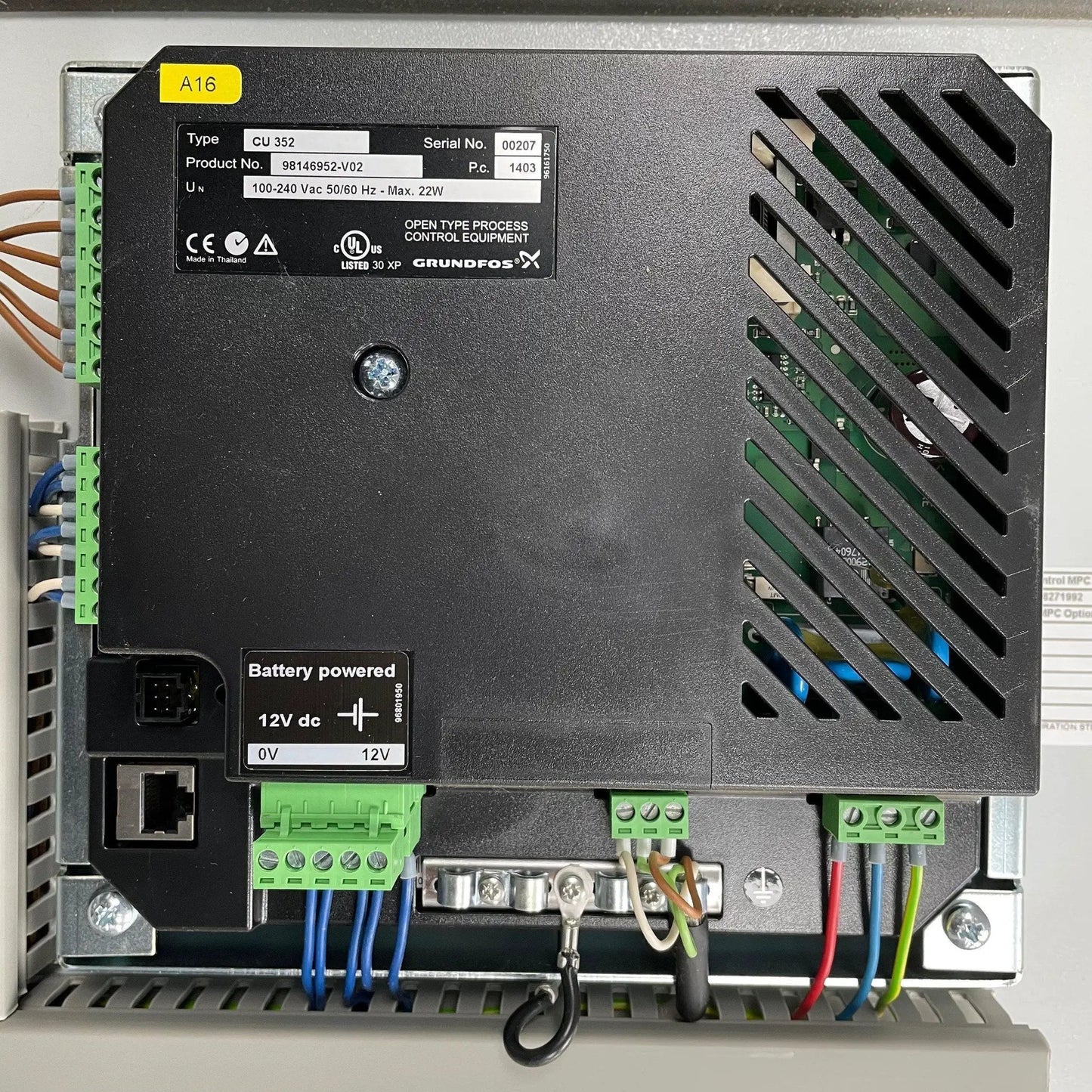 Grundfos Pump Controller cabinet 98643374