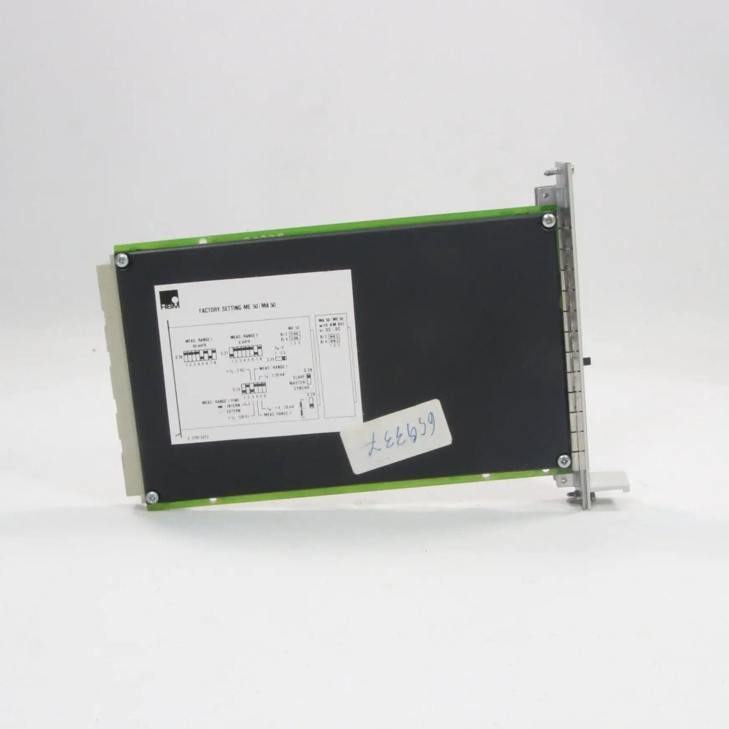 HBM Hottinger Baldwin Messtechnik ME 50 MA 50 Measuring Amplifier Module