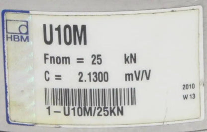 HBM Hottinger Baldwin Messtechnik Type U10M Force Transducer