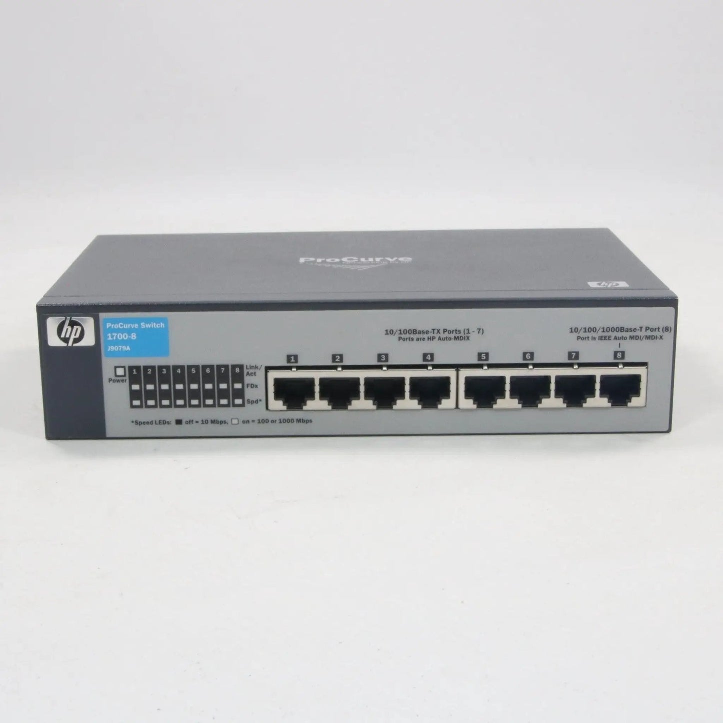 HP Procurve J9079A 1700-8 Managed Ethernet Switch