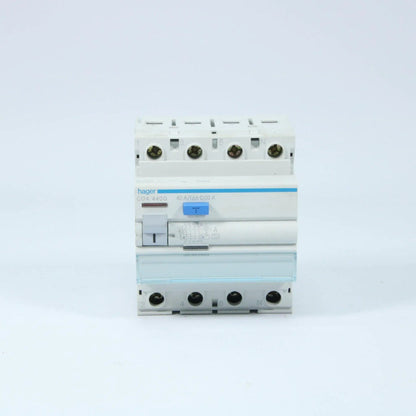 Hager 4 Pole Residual Current Circuit Breaker, 40A, 30mA CDA440G
