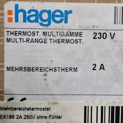 Hager EK186 Multi-Range Thermostat