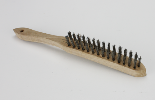 DRAADBORSTEL/staalborstel 125X25X290 Staal 3 rijen