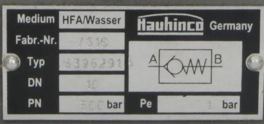Hauhinco B-RV 10 6396291 Check Valve
