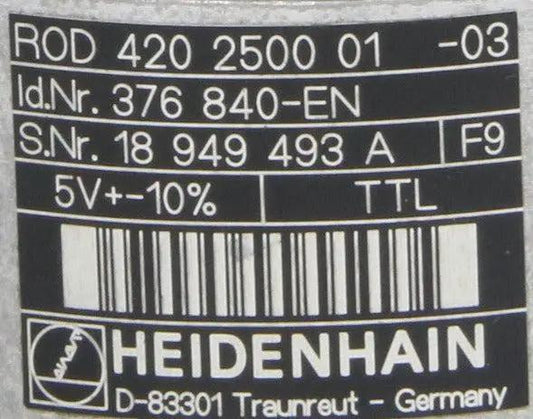 Heidenhain Rotary Encoder ROD 420 2500 01