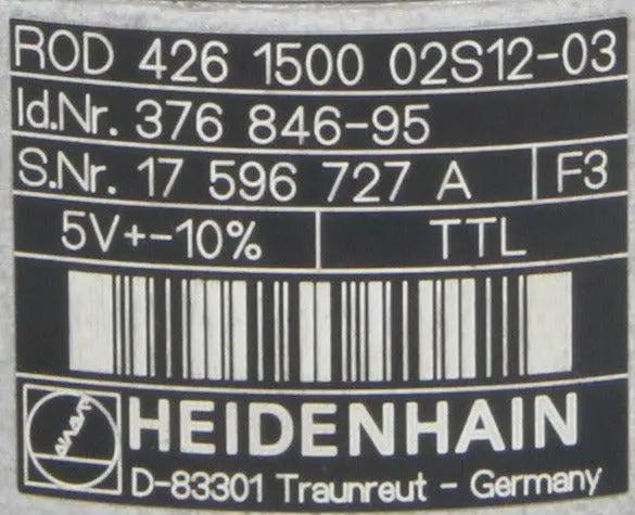 Heidenhain Rotary Encoder ROD 426 1500 02S12-03