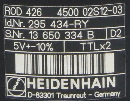Heidenhain Rotary Encoder ROD 426 4500 02S12-03